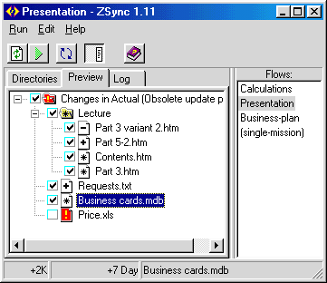 ZSync (ZSKSoft Synchronizer) screenshot